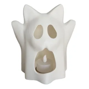 Lampion Duch Duszek Kot Świecznik na Tealight LED